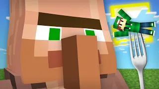 ЖИТЕЛЬ СЛУЧАЙНО СЪЕЛ МЕНЯ В МАЙНКРАФТ | Риколит Minecraft