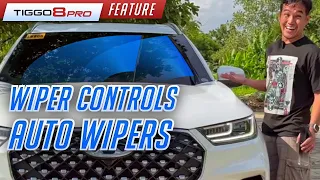 Wiper Controls and Auto Wiper Mode (Chery Tiggo 8 Pro 1.6T 2022)