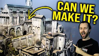 Can we make the biggest wargaming board EVER? | Warhammer Scenery | Minas Tirith