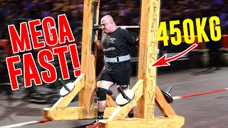 Super Hooper SMASHES 450kg Yoke! | The Strongman Classic 2023