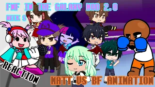 Characters react To FNF In The Galaxy Mod 2.0 (Week S) and Matt vs BF Animation || The Rookie J.