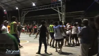 Mindanao 5x5 championship game basketball na basagan ng mukha