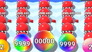 Number Master: Run and Merge vs Rolling Balls Swallowing - 2048 ball Gameplay Update Level part #16