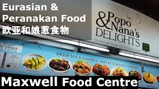 Eurasian Food & Peranakan Food in [Maxwell Food Centre Singapore]