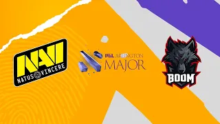 [4K] Natus Vincere vs BOOM Esports - Game 1 - Group Stage - PGL Major Arlington 2022