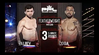 Full Fight | Timur Valiev vs Max Coga | PFL 1, 2018