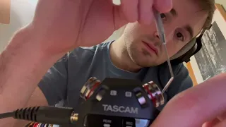 ASMR - Testing Out My New Tascam With Dental Tools