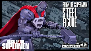 McFarlane Toys DC Multiverse Reign of Superman Steel Figure @TheReviewSpot
