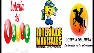 Resultados loterías de manizales loteria valle loteria meta hoy miercoles 12 de julio del 2023