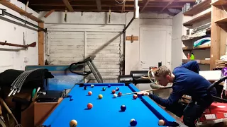 Clearence on 5ft pool table (first video).