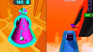 Going Balls VS Color Ball VS Reversed Balls SpeedRun Gameplay iOS Android All Levels 2182