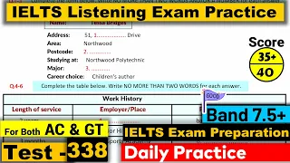 IELTS Listening Practice Test 2023 with Answers [Real Exam - 338 ]