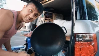 Van Life Kitchen || Cooking A Simple Healthy Meal On The Road