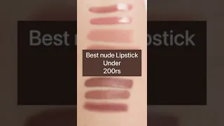 Best nude lipsticks under 200rs #shorts