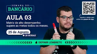 MATRIZ DE ALTO DESEMPENHO: SUPERE AS METAS TODOS OS MESES