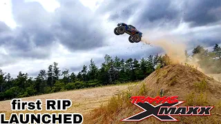 Traxxas XMAXX First RIP and  MY CAMERA FAIL