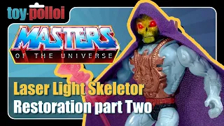 Vintage Laser Light Skeletor restoration - MOTU - Part Two - Toy Polloi