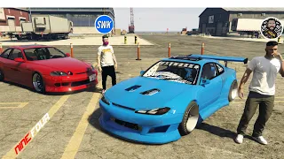 Tandem Drift Practice w/Steviewunderkid in GTA FiveM Server!