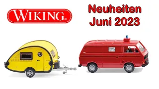 Wiking Modellauto Neuheiten Juni 2023 | Spur H0 und N