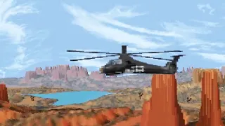 COMANCHE 2: intense air combat in Arizona valley [Nova Logic 1995]