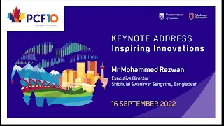 "Inspiring innovations" Keynote by Mr. Mohammed Rezwan