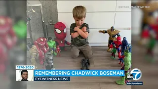 Chadwick Boseman: Kids pay tribute to "Black Panther" star | ABC7