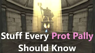 Stuff Every Prot Paladin Should Know - TBC Classic