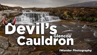 Getting creative with my 16-35mm lens at Devils Cauldron Glencoe