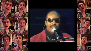 Stevie Wonder sings Jacob Collier's #overjoyed challenge.. sort of