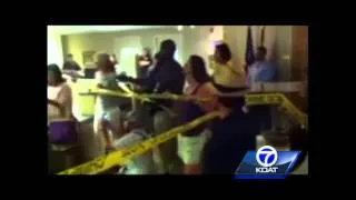 VIDEO: Group at mayor's office protests APD brutality
