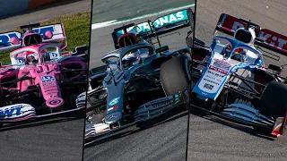 F1 2020 Testing | Mercedes-Engined Cars on Track | Mercedes W11, Racing Point RP20 & Williams FW43