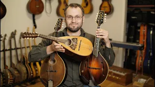 Bowl Back (Tater Bug) Mandolin vs. Oval Hole vs. F Hole Mandolin