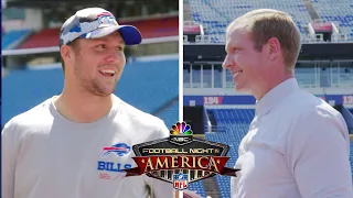 Josh Allen and his reworked mechanics led to big improvement (FULL INTERVIEW) | FNIA | NBC Sports