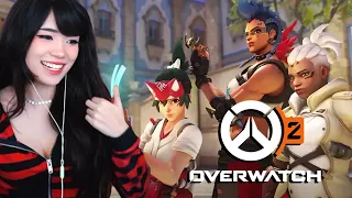 Emiru Reacts to "Overwatch 2 a Pathetic Sequel" by videogamedunkey