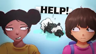 Amanda & Dora BULLYING Wooly Animation | P.4 | Amanda the adventurer Animations ft. Dora