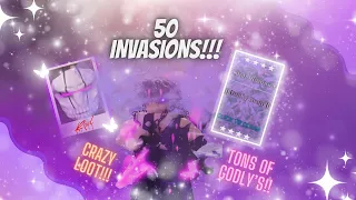 I DID 50 S RANK INVASIONS THE LOOT WAS INSANE!?! ( PEROXIDE )