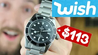 I Bought a "TUDOR BLACK BAY 58" From WISH.com For $113! | 97% off Retail! | Is it Real or a Scam? 🤔