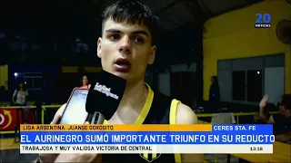 Liga Argentina  Juanse Gorosito  Trabajosa y muy valiosa victoria de Central ante Norte de Amstrong