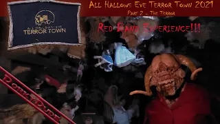 All Hallows Eve Terror Town (part 2 - the terror) - 1st haunt of 2021! Red Band Extreme Experience