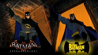 The Batman 2004 intro - Arkham Knight remake vs original