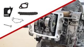 Engine Overhaul Part 2 | Piaggio 50cc 4 stroke 2V