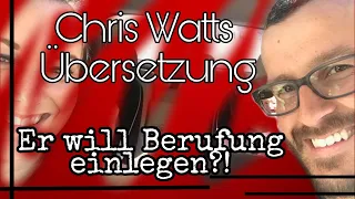 Chris Watts will Berufung einlegen! Wurde er reingelegt?! | TrueCrime - Übersetzung auf DEUTSCH