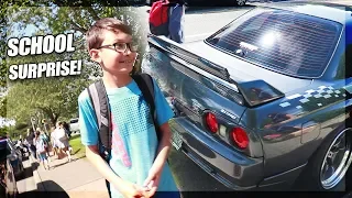 I Pick-up my Little Brother from Elementary School in my Skyline GT-R