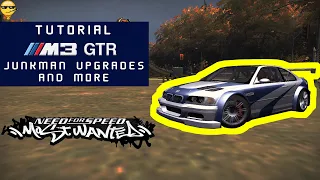 TUTORIAL: BMW M3 GTR Junkman Upgrades and More Tuning | NFS Most Wanted 2005