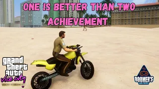 One is Better than Two Achievement (30 second Wheelie)  - GTA Vice City Definitive Edition