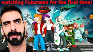FUTURAMA - FIRST TIME WATCHING / BLIND WATCH Season 1 Episode 1