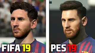 FIFA 19 vs PES 2019 Faces Comparison: FC Barcelona