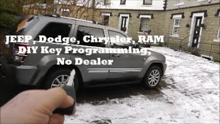 Jeep Grand Cherokee WK (UK Spec 3.0CRD): DIY Key Programming At Home