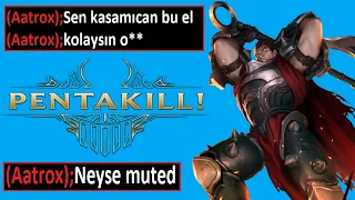 G*T ETTİM KORİDORDA ELİNE VERDİM MUTELEDİ :D :D !! ARTİSLİK YAPAN AATROX !! | Ogün Demirci