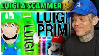 Crazy Mario Bros: Luigi's PRIME! [reaction]